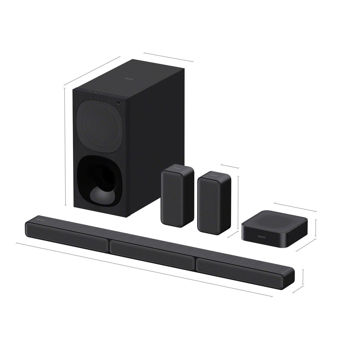 Barre de son Sony HT-S40R 5.1 600W(Noir)